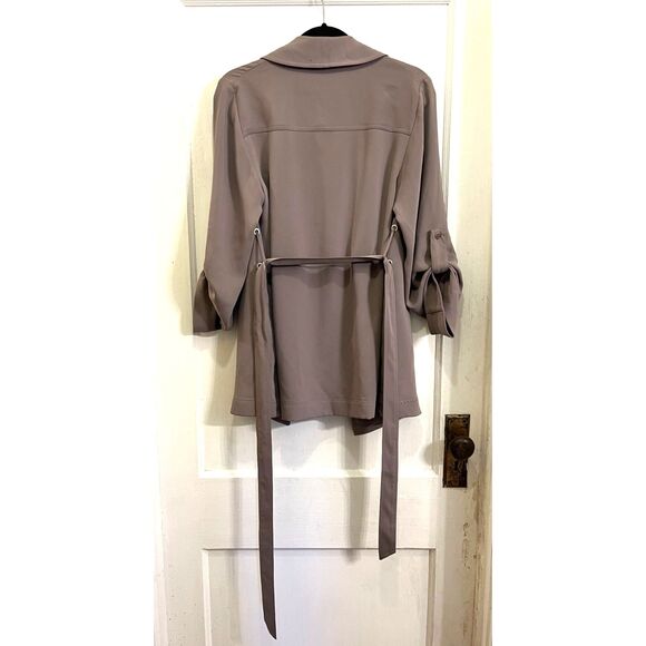 Aritzia BABATON Gray Pullover Cardigan Jacket Shirt Top Women's Size Small - Picture 6 of 11